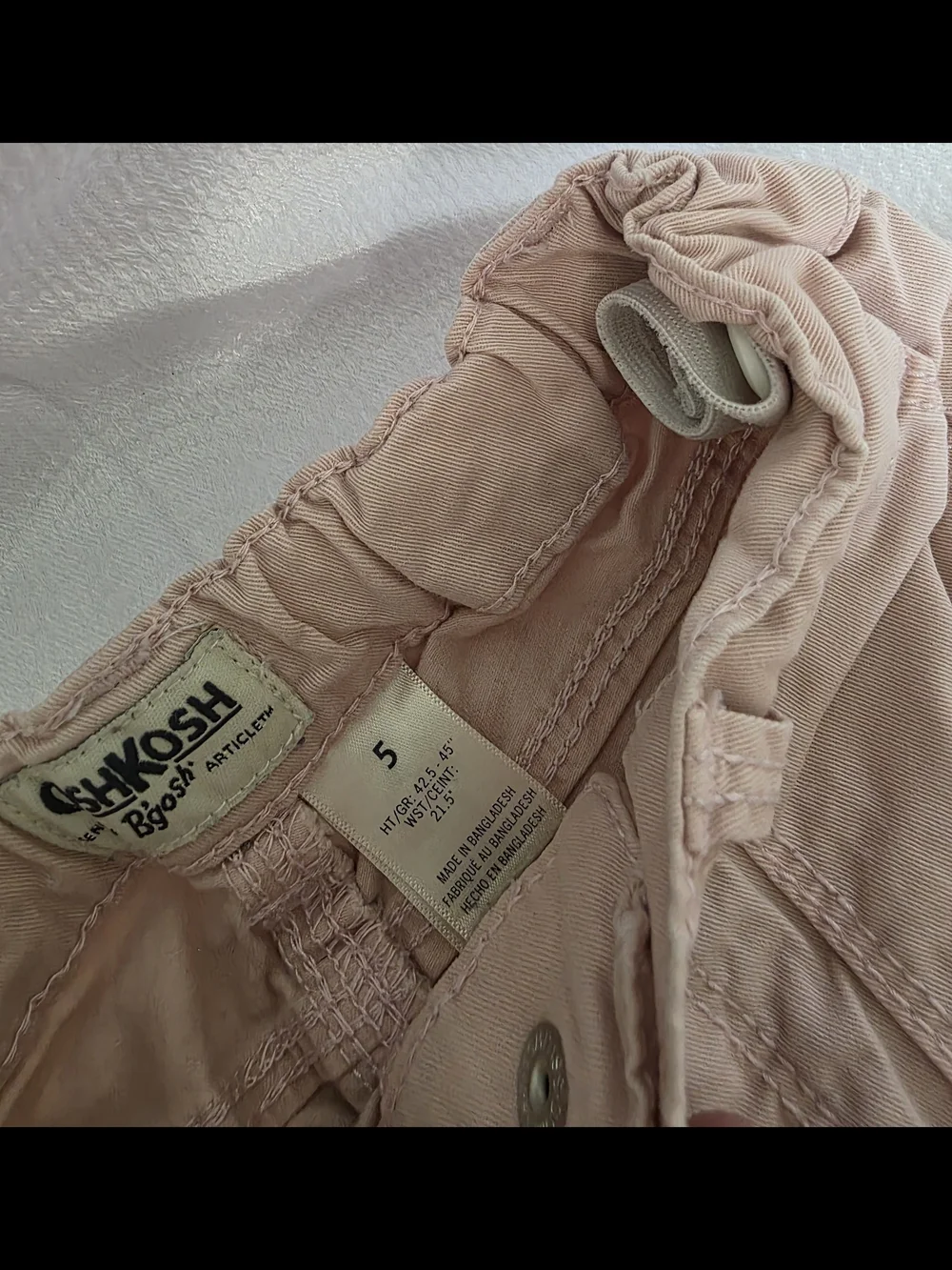 OshKosh Pink Girls Cargo Pants